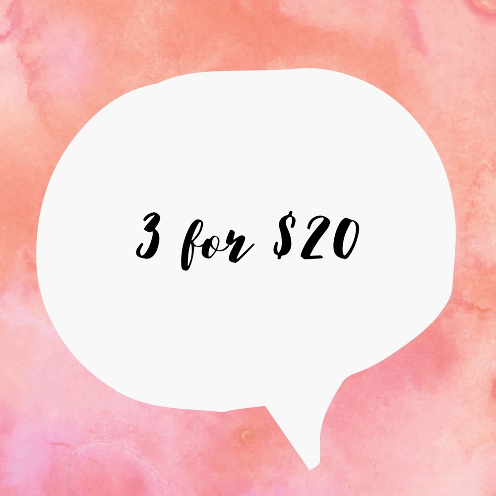 3 sunglasses for  $20